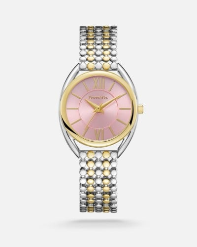 ساعة نسائية من الفي باللون الذهبي و الفضي