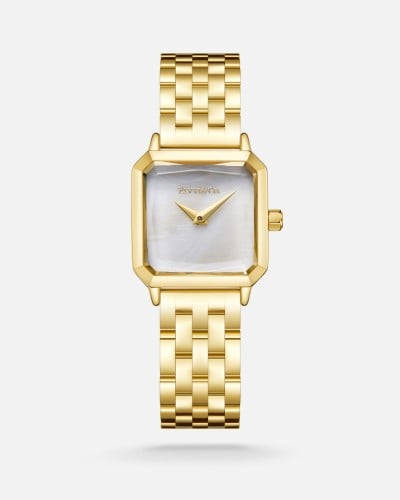 ساعة نسائية من الفي باللون الذهبي