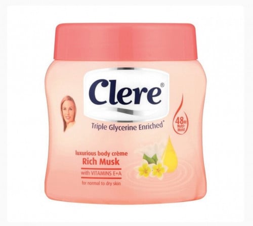 كلير ناتشورال بيوتي-كريم ترطيب الجسم بالريتش مسك 5...