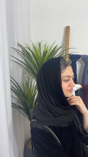 طرحة شتوية سادة