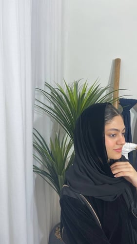 طرحة شتوية سادة