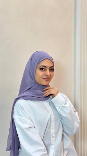الطرحة الذكية -بنفسجي