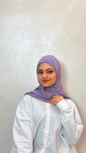 الطرحة الذكية -بنفسجي