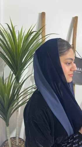 طرحة شتوية سادة