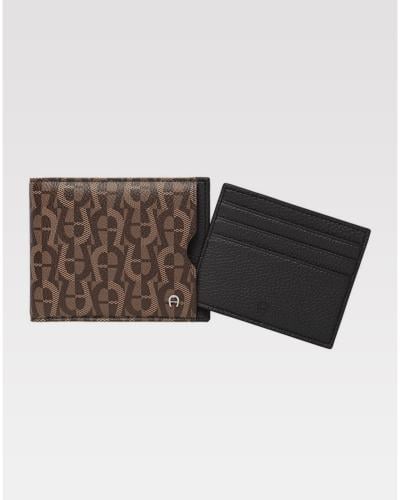 محفظة aigner مع محفظة بطائق