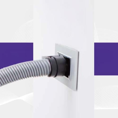 مدخل شفط جداري