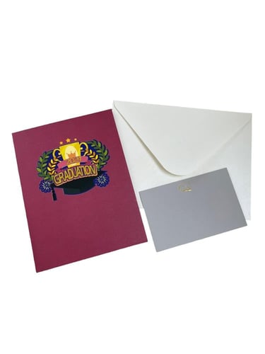 كرت اهداء 3D للتخرج