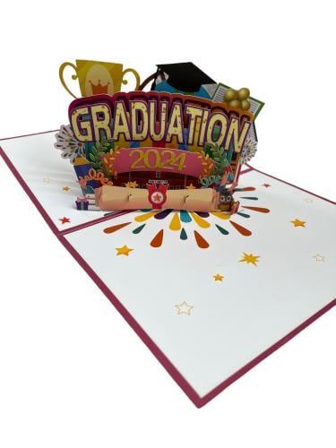 كرت اهداء 3D للتخرج