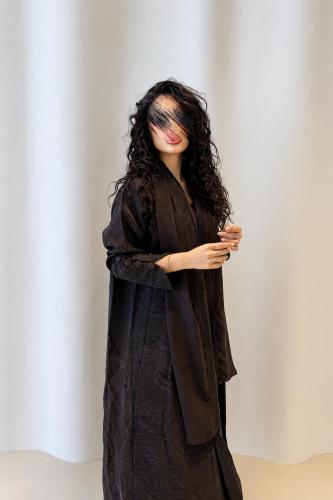 عباية جاكار تركي لون بني