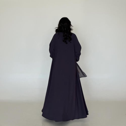 عباية لافندر هادئ كريب كوري