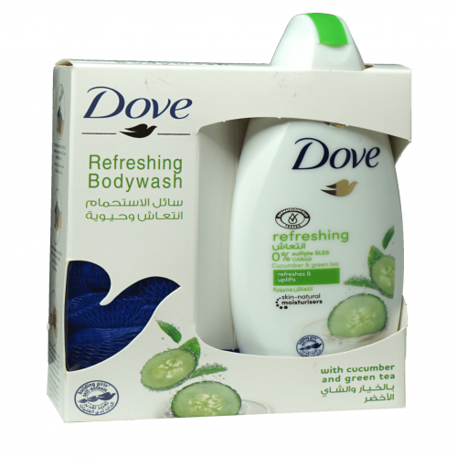 دوف سائل استحمام بالخيار والشاى250مل