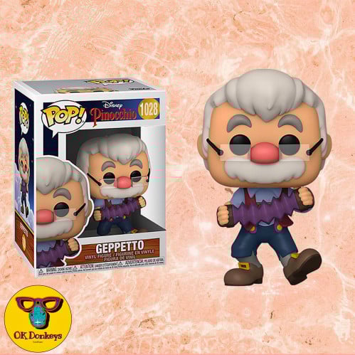 POP Disney: Pinocchio- Geppetto with Accordion Fig...