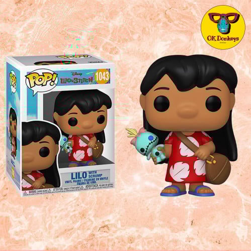 Funko POP! Disney: Lilo & Stitch- Lilo w/Scrump