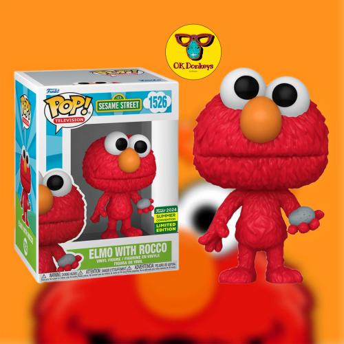 Funko Pop Elmo with Rocco 2024 Summer Convention L...