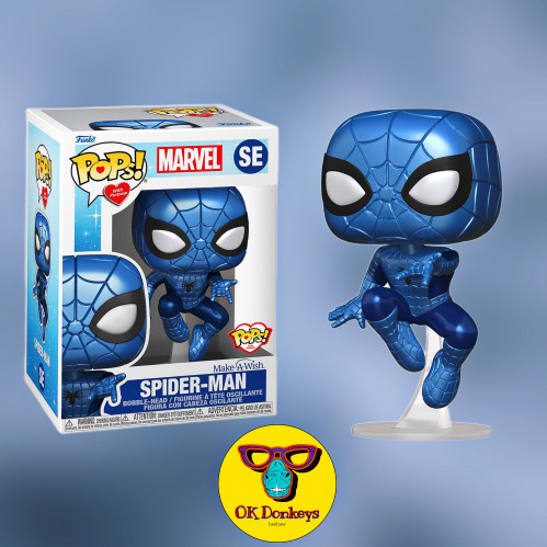 POP! Marvel: Make-A-Wish Metallic Spider-Man