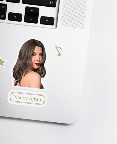 ستيكرات نانسي عجرم المجموعة 2 (Nancy Ajram sticker...