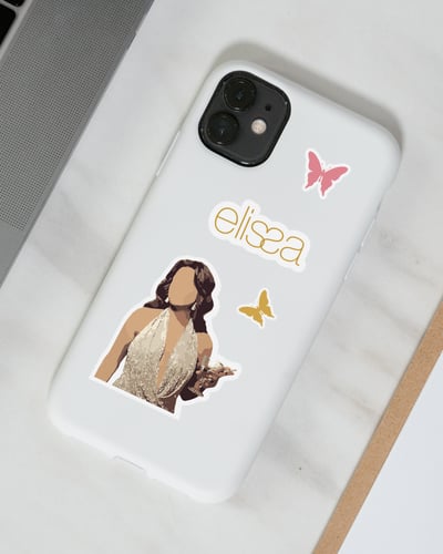Elissa Stickers (pack 2 ) ستيكرات اليسا المجموعة (...