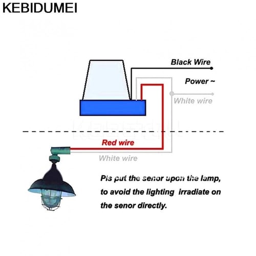 مفتاح خلية كهروضوئية للتشغيل التلقائي عند اختفاء ا...