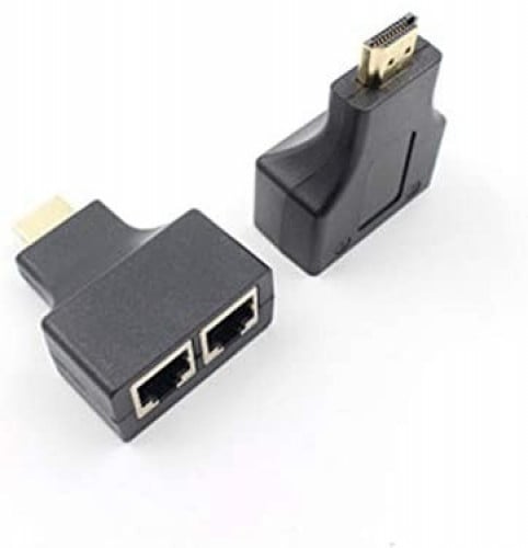 تطويلة اتش دي بإستخدام كيبل الشبكة بطول 30 متر