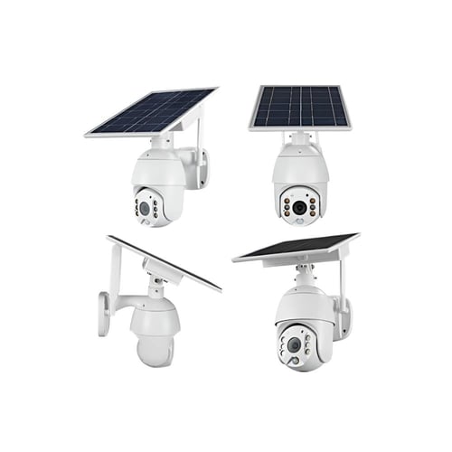 كاميرا مراقبة طاقه شمسية 4G بدقة 4MP برؤية ليلية و...