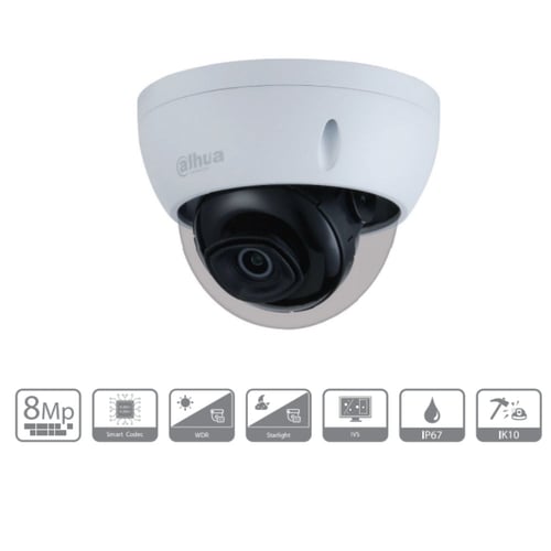 كاميرا داهوا شبكية داخلية 8MP بعدسة متغيرة ورؤية ل...