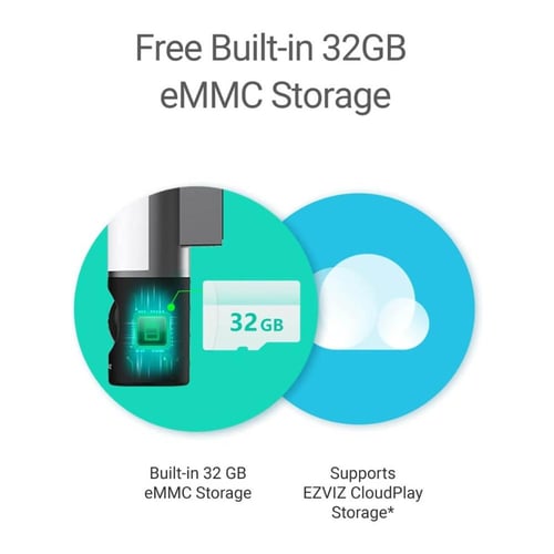 كاميرا EZVIZ LC3 الذكية بجودة 4MP وإضاءة كشاف لحما...