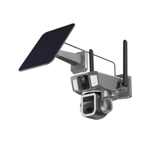 كاميرا Y7A شمسية ثلاثية العدسات بدقة 4K – زوم 10X،...