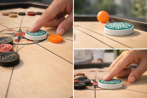 مضرب لعملة الكيرم | exa-993