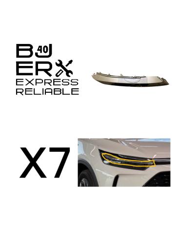 ديكور الشمعة الأمامية X7