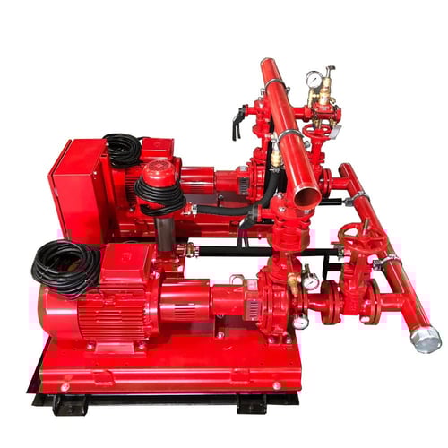 مضخة حريق 250 جالون @ 8 بار Non - UL