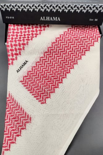 شماغ الهاما احمر سكري ALHAMA