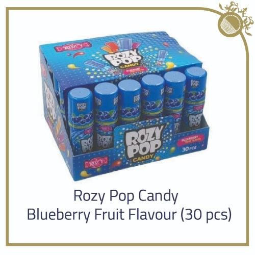 ROZY POP CANDY - Bluberry Fruit (30 حبة)