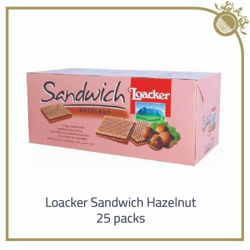 Loacker Sandwich (Hazelnut) - كرتون 25 حبة