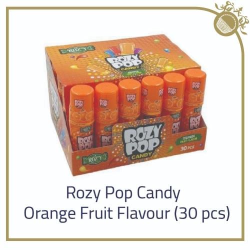 ROZY POP CANDY - Orange Fruit (30 حبة)