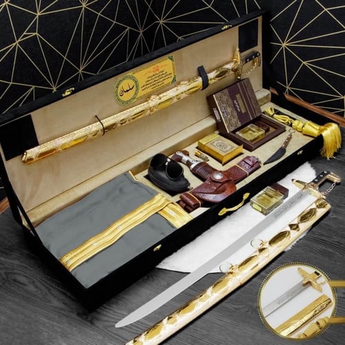 بوكسات رجالية سيف ومشلح ملكي زواج وترقية تصميم حسب...