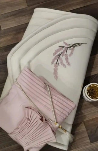 طقم صلاه نسائي سجاده طبي مع شرشف ومبخره وسبحه