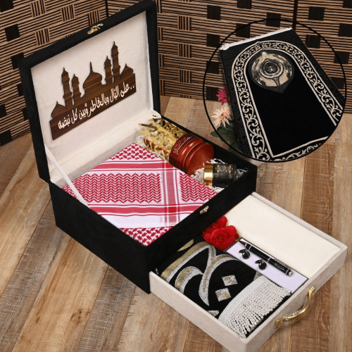 هدايا رمضانية رجاليه شماغ و سجاد مع مبخرة الموديل...