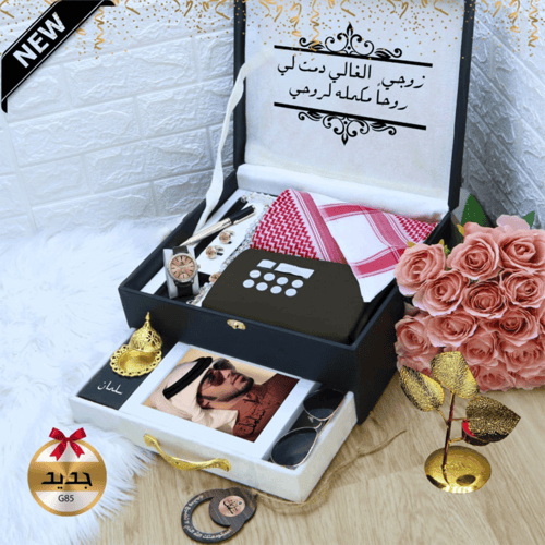 بوكس رجالي شتوي فخمة مع شماغ موديل HM-5215