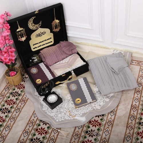 بكس صلاة نسائي سجاد مع شرشف مديل NR-2025