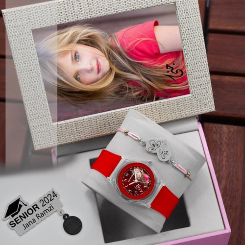 ساعة اطفال بالاسم حسب الطلب مديل GM-2150