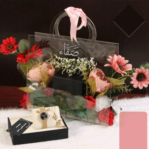 بكج اطقم ساعة نسائي واكسسوارت موديل mh-6440