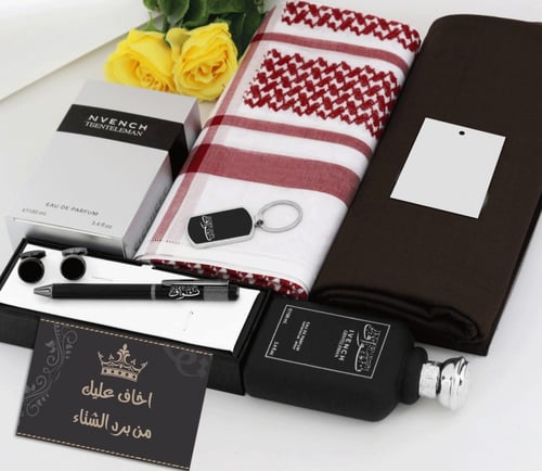 هدايا شتوية بوكس شتوي قماش شماغ ىالموديل HM-23411