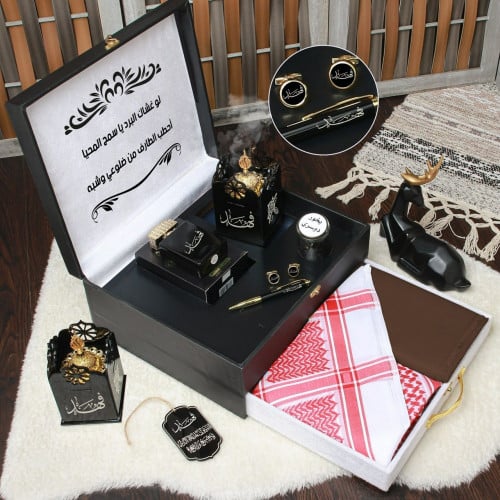 بوكس رجالي مبخره قماش شماغ عطر قلم كبك