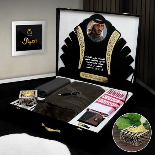 بوكس رجالي شتوي فخمة فروة شتوي مع شماغ موديل ALB_1...