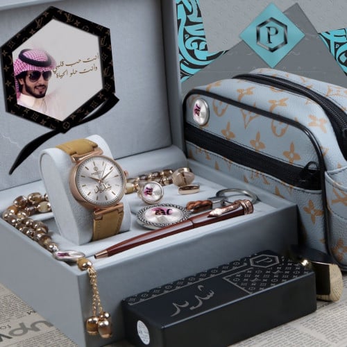 أطقم ساعات شبابية راقية سير جلد شامواه شكل حديث مع...