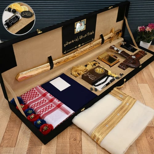 بوكسات هدايا رجالية زواج وتقاعد وترقية سيف وخنجر و...