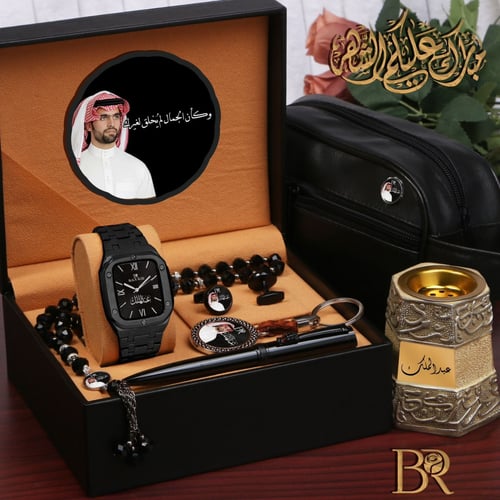 اطقم ساعات رجالية راقية شكل ماركة تصميم بالاسم مود...