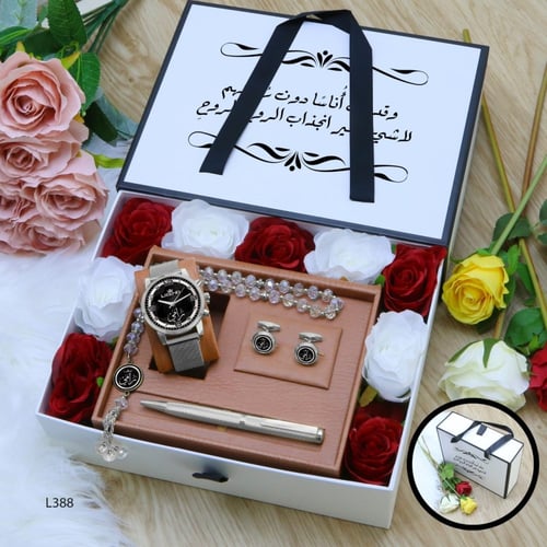 طقم رجالي ساعة تصميم حسب الطلب الموديل HM-7644