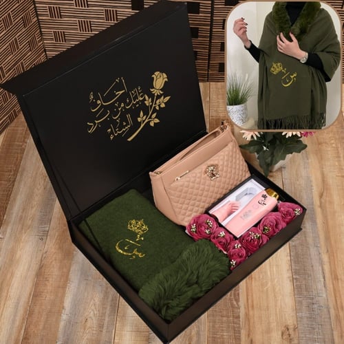 بوكس شال نسائي شتوي انيق ومميز مبخره اكترونية و شن...