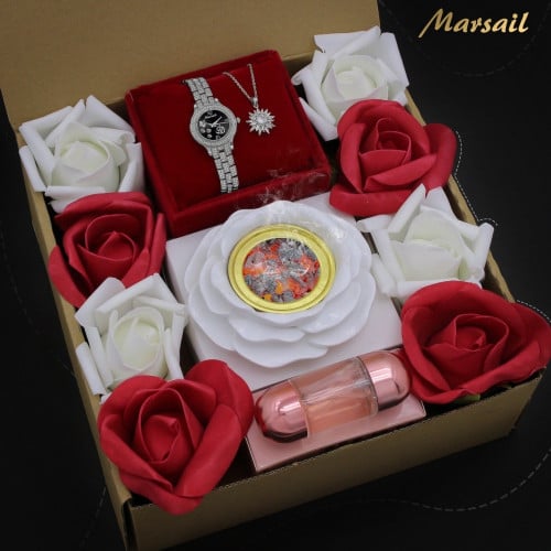 بوكس هدية نسائية راقية بمجموعة إكسسوارات متميزة مع...